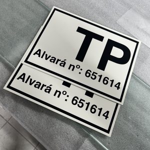 Placa Alvará